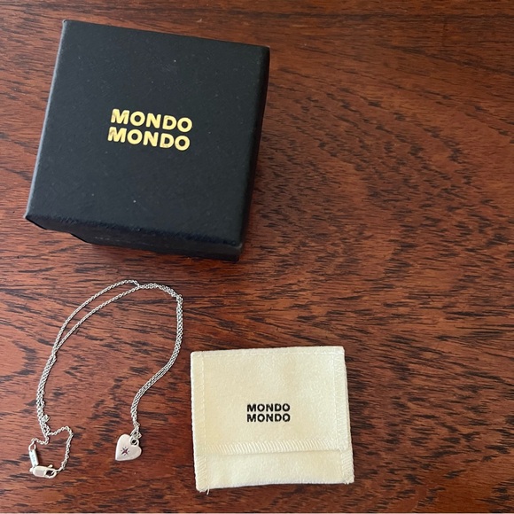 SOLD Mondo Mondo Sweetheart Necklace in Sterling Silver - Picture 7 of 7